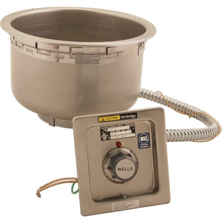 Star Manufacturing Warmer, Rd , W/Drain, 120V, T-Stat SS10TDU120